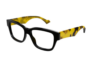 Gucci GG1428O 010 Black Yellow Havana