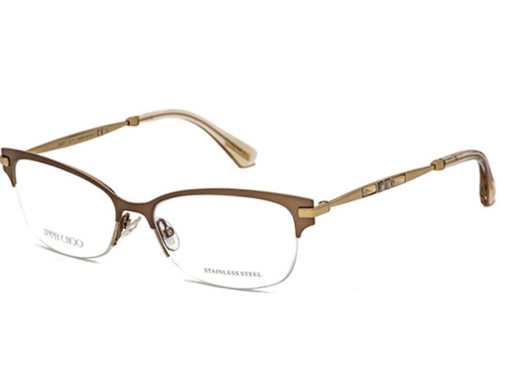 Jimmy Choo JC182 014W 00 Brown Rose Gold  53mm