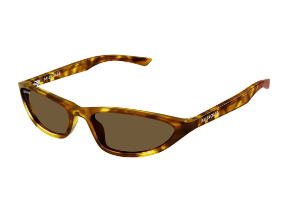 Balenciaga BB0402S 003 Havana/Brown