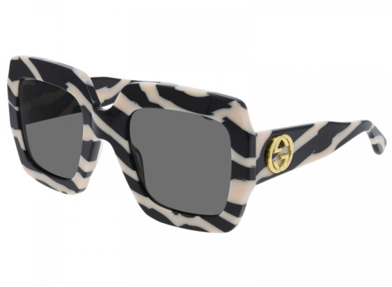 Gucci GG0178S 012 Zebra Print