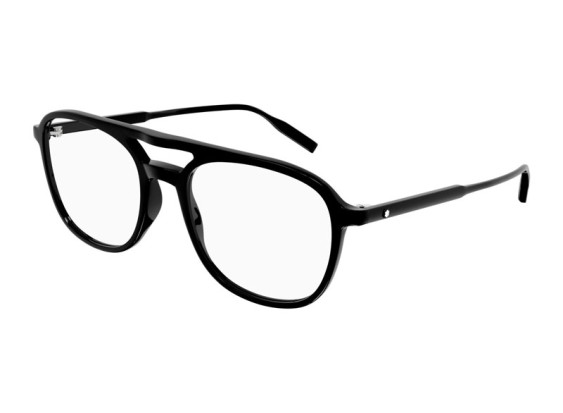 Montblanc MB0198O 001 Shiny Black 55mm