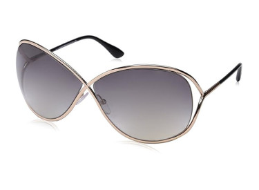 Tom Ford FT0130 28B Rose Gold/Black/Gradient Smoke