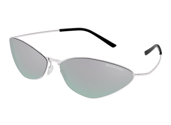 Balenciaga BB0350S 004 Silver/Silver Mirror