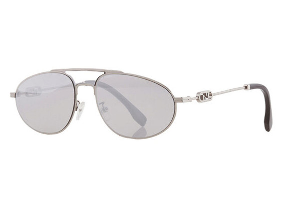 Fendi FE40072U 14C Light Ruthenium/Silver Mirror