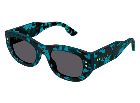 Gucci GG1215S 001 Blue Havana/Grey