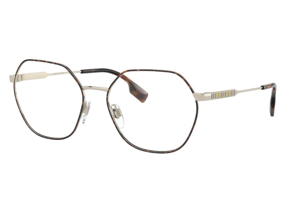 Burberry BE1350 1312 Light Gold Dark Havana 54mm