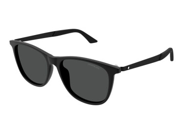 Montblanc MB0330S 001 Shiny Black/Grey