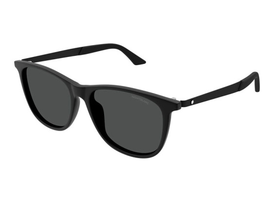 Montblanc MB0330S 001 Shiny Black/Grey