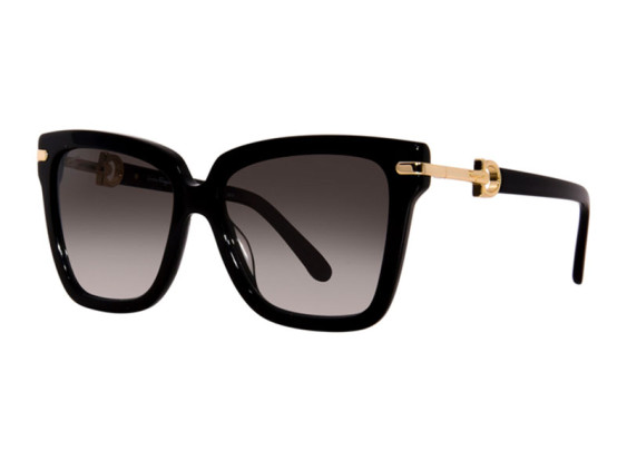 Salvatore Ferragamo SF1085S 011 Black/Gold/Grey Gradient