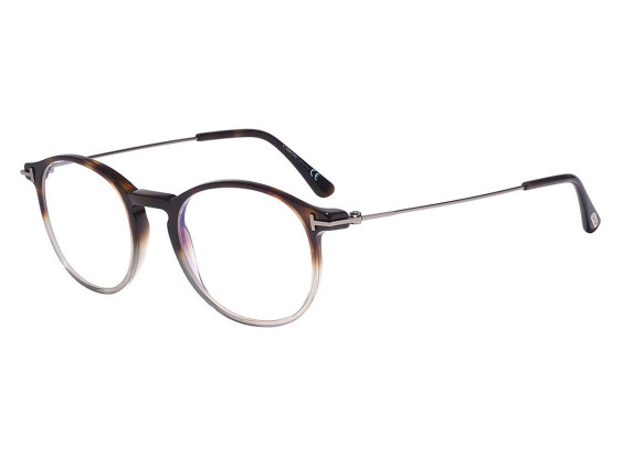 Tom Ford FT5759-B 056 Shiny Grey Havana to Grey/Dark Ruthenium 51mm