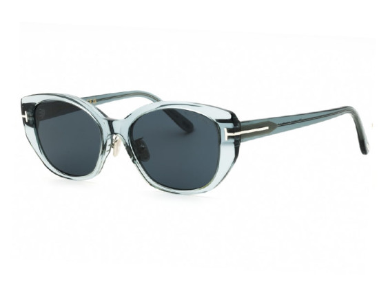 Tom Ford FT1168-K 90A Shiny Blue/Smoke