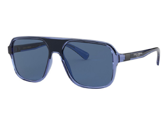 Dolce & Gabbana DG6134 325880 Transparent Blue/Black/Dark Blue