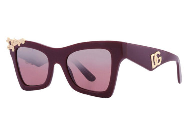 Dolce & Gabbana DG4434 30917E Bordeaux/Pink Mirror Silver Gradient