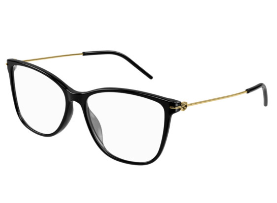 Gucci GG1272O 001 Black/Gold 53mm
