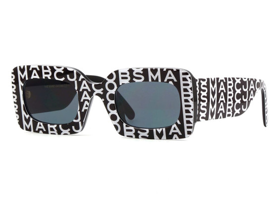 Marc Jacobs MARC 488/N/S 003K IR Black Monogram / Grey