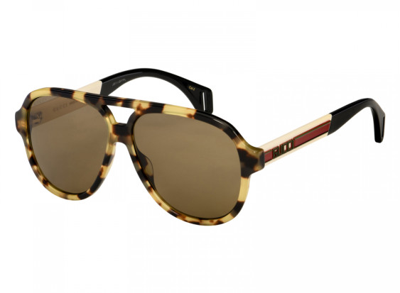 Gucci GG0463S 005 Havana/Ivory/Brown