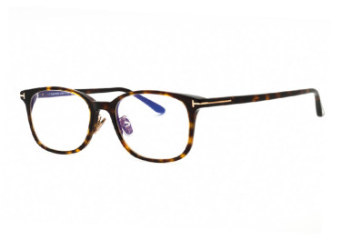 Tom Ford FT5852-D-B 052 Dark Havana/Clear Blue Light Block 54mm