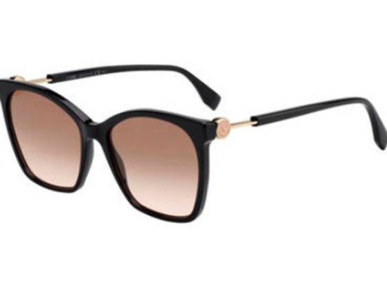 Fendi FF0344/S 0807 M2 Black/Brown Pink Gradient