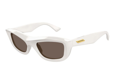 Bottega Veneta BV1326S 004 Ivory/Brown