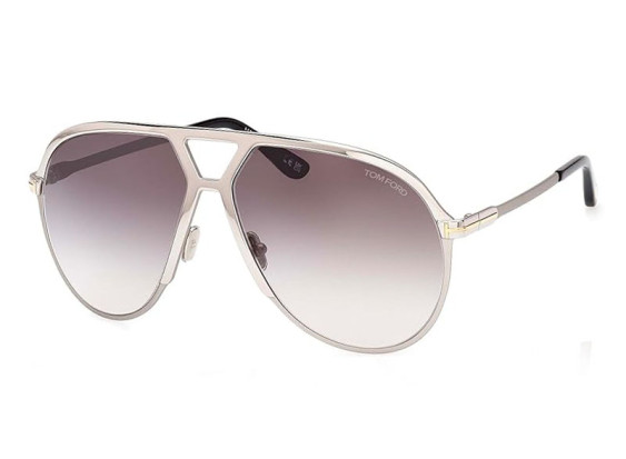 Tom Ford FT1060 16B Shiny Palladium/Smoke Gradient