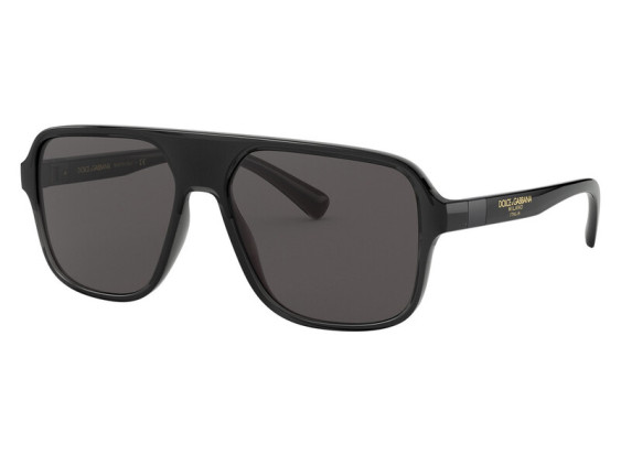 Dolce & Gabbana DG6134 325787 Transparent Grey/Black/Dark Grey