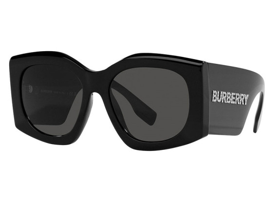 Burberry BE4388U 300187 Shiny Black/Dark Grey