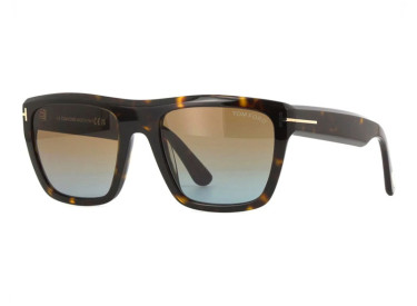 Tom Ford FT1077 52F Dark Havana/Brown Gradient