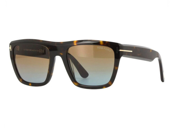 Tom Ford FT1077 52F Dark Havana/Brown Gradient