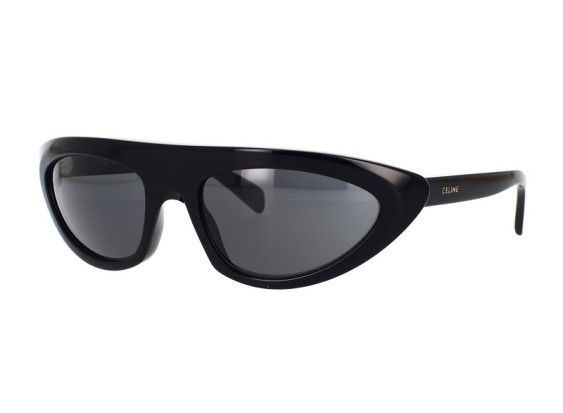 Celine CL40261I 01A Shiny Black/Smoke