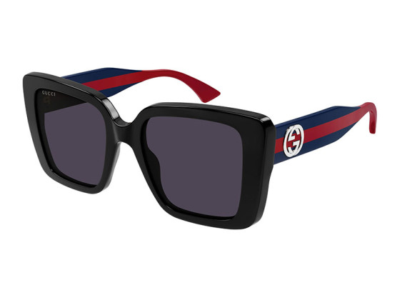 Gucci GG1861S 004 Shiny Black/Dark Violet