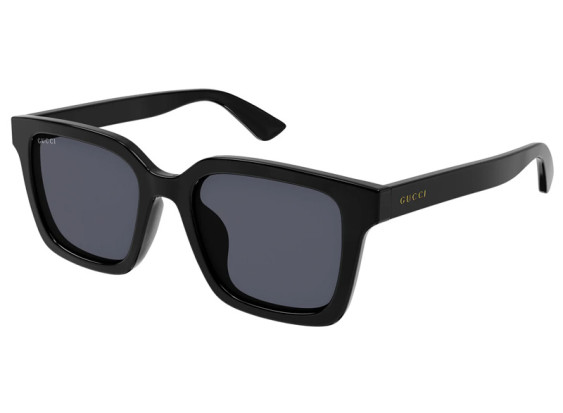 Gucci GG1582SK 001 Shiny Black/Grey