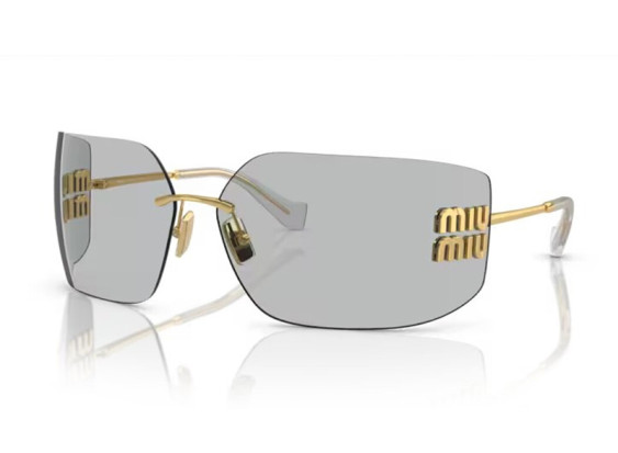 Miu Miu MU54YS 5AK30B Gold/Light Grey