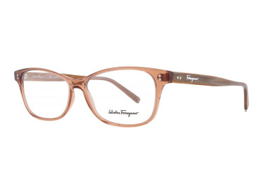 Salvatore Ferragamo SF2910 231 Transparent Brown/Brown Marble 55mm