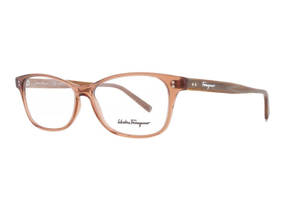 Salvatore Ferragamo SF2910 231 Transparent Brown/Brown Marble 55mm