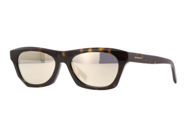 Givenchy GV40026U 52C Shiny Dark Havana/Grey with Pale Gold Mirror