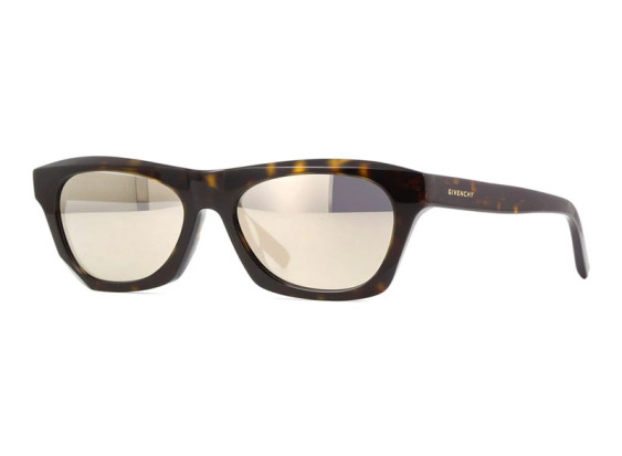 Givenchy GV40026U 52C Shiny Dark Havana/Grey with Pale Gold Mirror