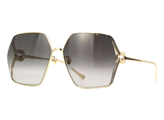 Gucci GG1322SA 001 Gold/Grey Gradient