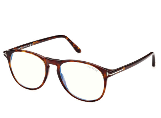 Tom Ford FT5805-B/V 054 Light Havana 52mm