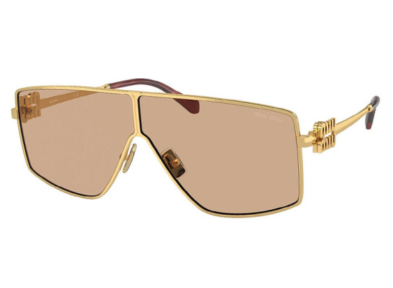 Miu Miu MU51ZS 5AK40D Gold/Orange Mirror Internal Silver