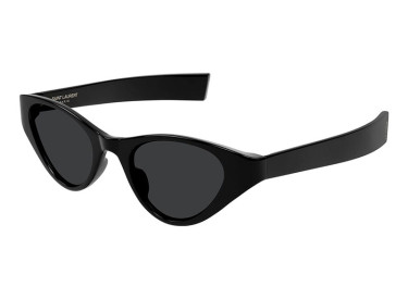 Saint Laurent SL M144 001 Shiny Black/Grey