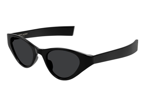 Saint Laurent SL M144 001 Shiny Black/Grey
