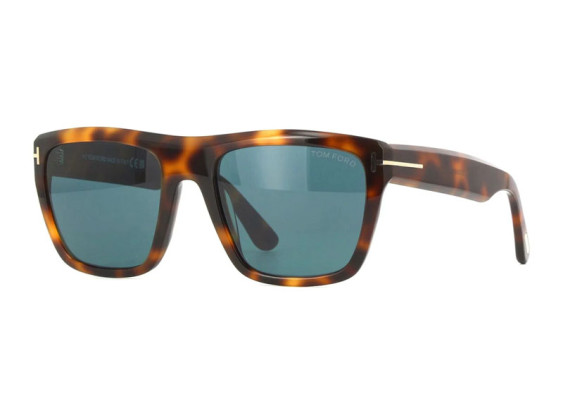 Tom Ford FT1077 53V Havana/Blue