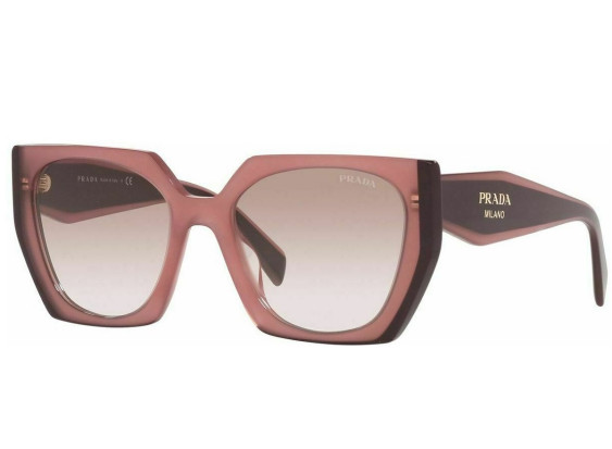 Prada PR15WS 1221L0 Opal Garnet/Clear Gradient Brown