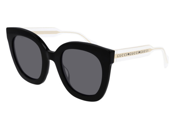 Gucci GG0564SN 001 Black with Crystal Temples/Grey