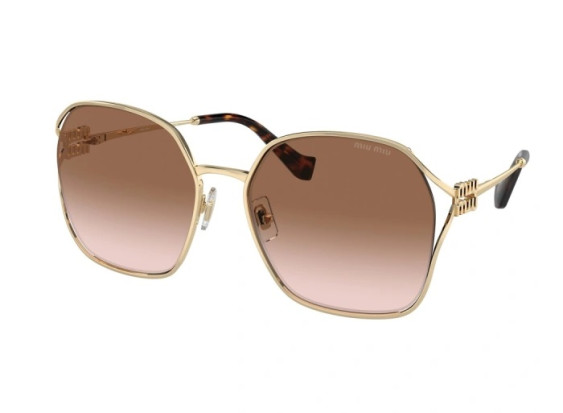 Miu Miu MU52WS ZVN0A6 Pale Gold/Brown Gradient