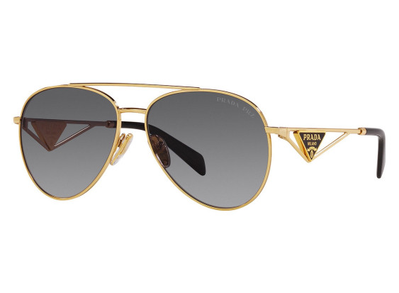 Prada PR73ZS 5AK5W1 Gold/Grey Gradient Polar 58mm