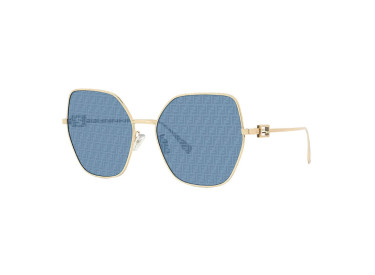 Fendi FE40033U 10X Gold/Blue with Sky Micro FF Pattern