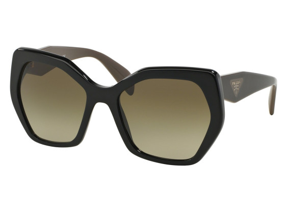 Prada PR16RS 1AB1X1 Black/Brown Gradient