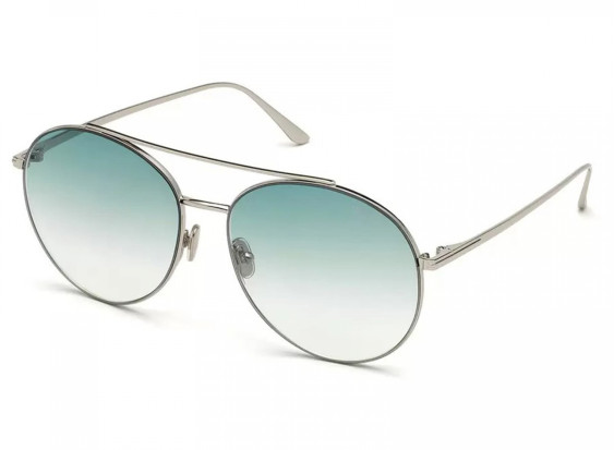 Tom Ford FT0757 16P Palladium/Green
