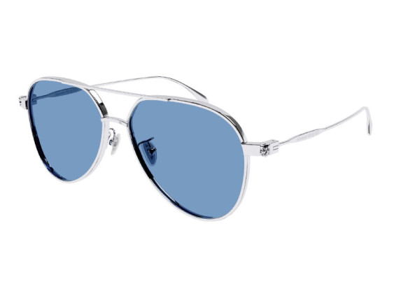 Alexander McQueen AM0373S 003 Silver/Blue
